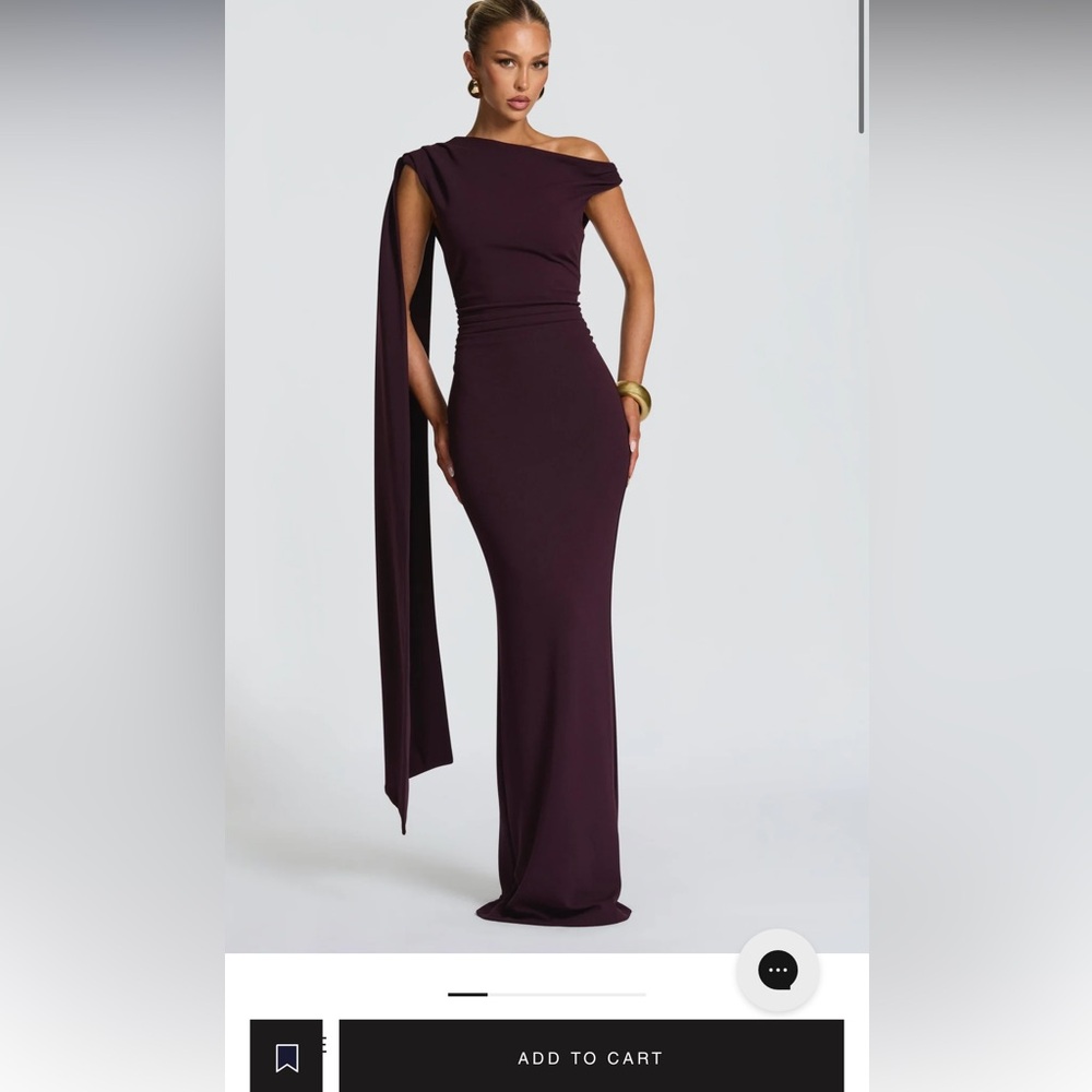 Chic Plum Maxi Dress